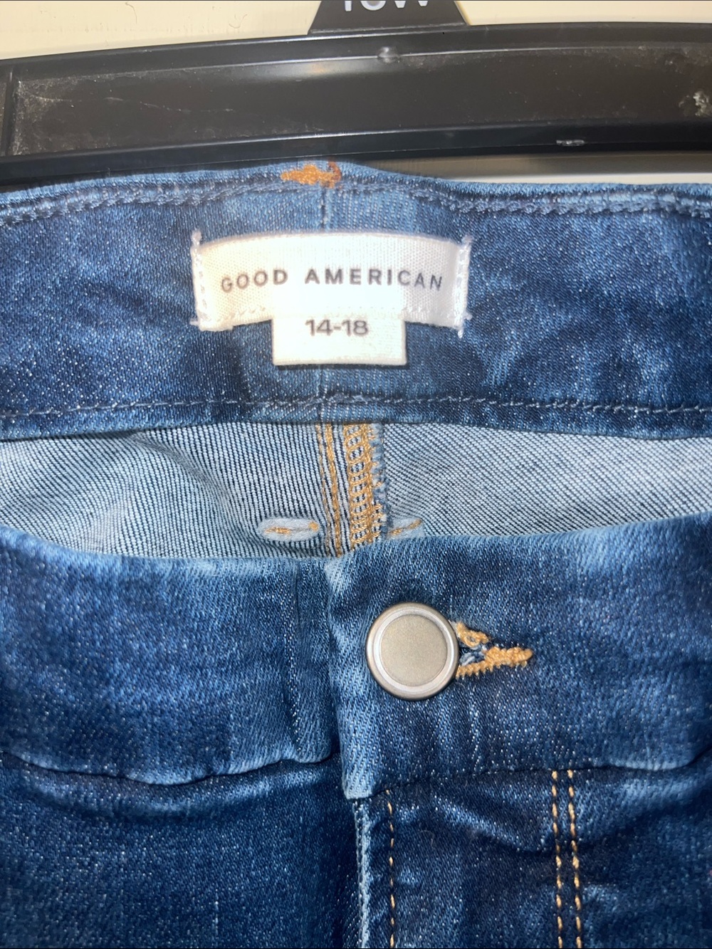 Good American Women's Dark Blue Stretch Denim Jeans - Picture 2 of 8